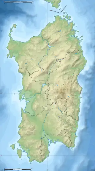 Lake Temo is located in Sardinia