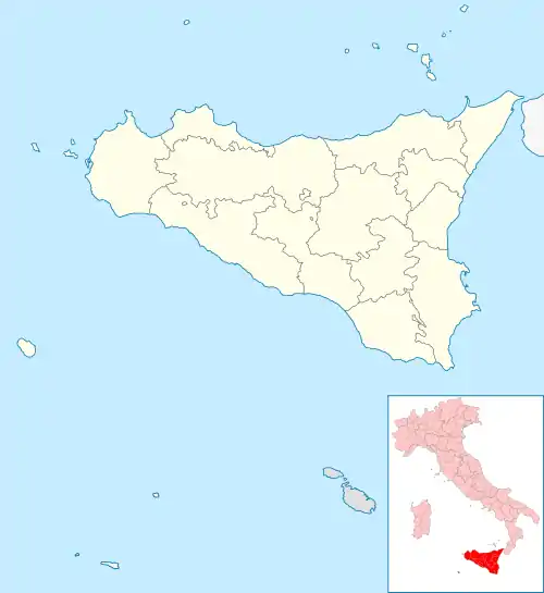 Malvagna is located in Sicily