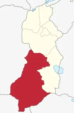 Location of Itigi District within the Singida Region