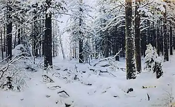 Ivan Shishkin,  Winter,   (1890)