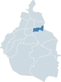 Iztacalco within Mexico City