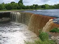 Jägala Falls on the Jägala River