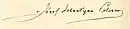 Józef Sebastian Pelczar's signature