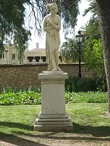 Adelaide's first street statue, Venere di Canova, a copy of Venus Italica, was carved from Carrara marble.