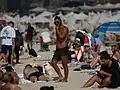 Sunbathers in JBR Beach