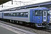 KiHa 183-1506 front car at Hakodate Station