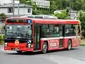 Isuzu Erga bus used on BRT services