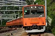 A Chuo/Ōme Line 201 series in June 2006