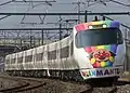 An 8000 series EMU  in Anpanman livery in March 2016