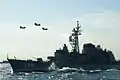 JS Haruyuki underway on 8 October 2012.
