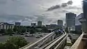 JTA Skyway's Riverplace Station in the heart of the Southbank