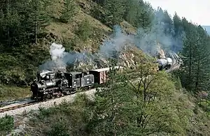 Special steam-hauled freight train in 2003