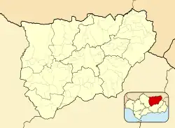 Villarrodrigo is located in Province of Jaén (Spain)