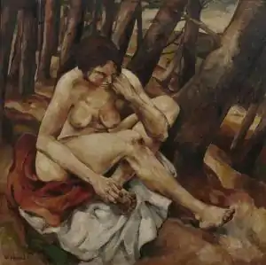 Sitting Female Nude