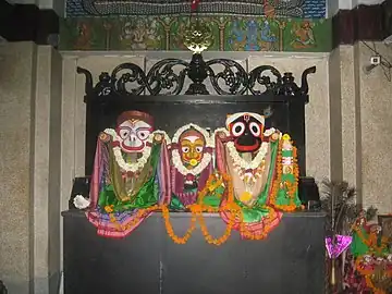 Deities inside the Hauz Khas Temple