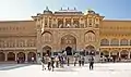 Amber Fort in Jaipur, the residence of Man Singh I.