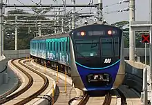 Image 15Jakarta MRT train leaving Lebak Bulus Station. (from Transport in Jakarta)