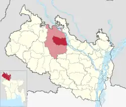 Location of Jaldhaka