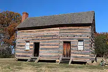 A log cabin