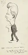 1924 caricature of James Scullin, M.H.R. for Yarra.