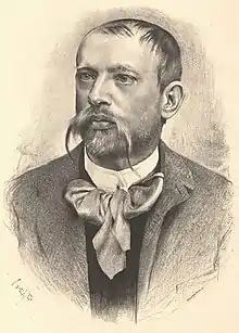 Portrait of Jaroslav Vrchlický by Jan Vilímek