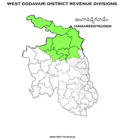 Jangareddygudem revenue division in West Godavari district