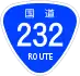 National Route 232 shield