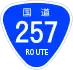 National Route 257 shield