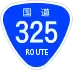 National Route 325 shield