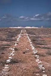 Guano tramway on Jarvis Island