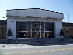 Hamilton County Courthouse in Jasper