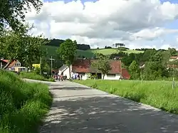 Entrance to the village