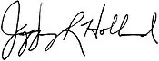 Signature of Jeffrey R. Holland