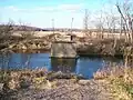 Remains of the Jeffries Ford Bridge, taken from the south side.