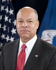 Jeh Johnson, US Secretary of Homeland Security.