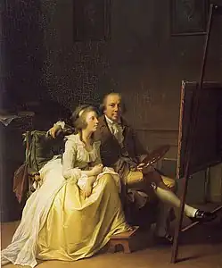 Juel:The Artist and his Wife Rosine, née Dørschel