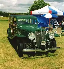 1935 Jensen-Ford woodie