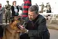 Jerome Lee and Lex at the adoption ceremony