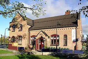 Jessheim railway station was originally built in 1854.