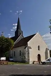 The church of Saint-Sulpice, in Jeu-Maloches