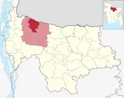 Location of Jhenaigati