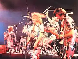 Jigsaw in Japan during their 1976 tour