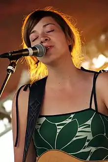 Barber performing at 2007 Summer Sundae festival in Leicester, England