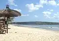 The beach, looking to the south.