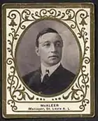 Jimmy McAleer became the first manager of the then Cleveland Blues in 1901.