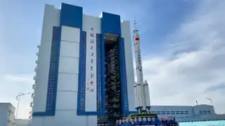 Roll out of CZ-2F (Shenzhou-12).