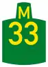 Metropolitan route M33 shield