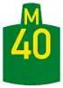 Metropolitan route M40 shield