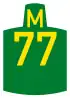 Metropolitan route M77 shield