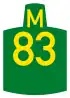 Metropolitan route M83 shield